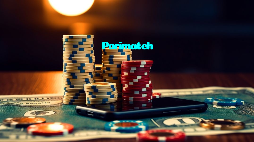 Parimatch casino presented on mobile device in Pakistan with slots and live games